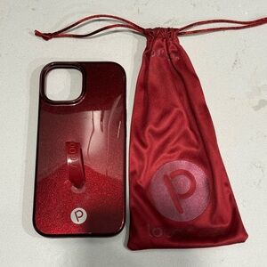 Red Glitter Loopy Case Phone Case